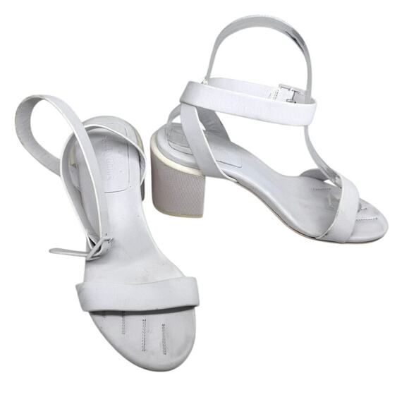 See By Chloé Sandals Keeni White Leather Size It 37 US 6.5 - Picture 1 of 8